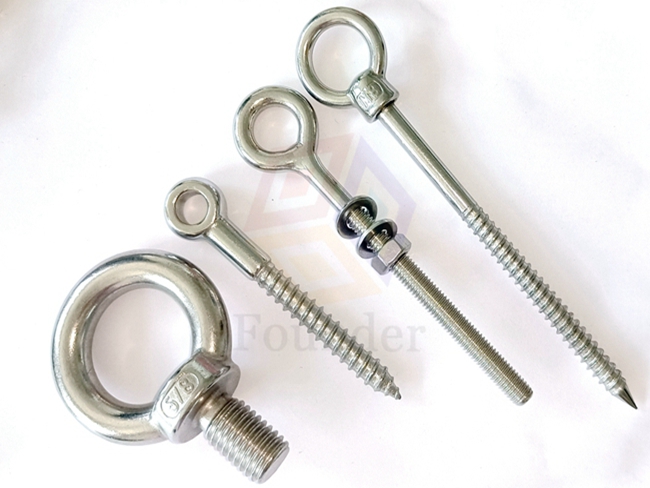 Eye Bolt With Double Washer And Nut 